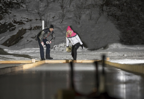 Eisstockschießen im Tuxertal