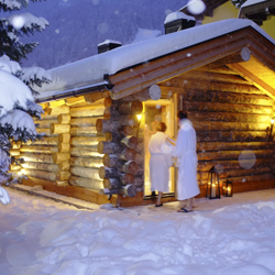 Sauna im Lanersbacher Hof in Tux